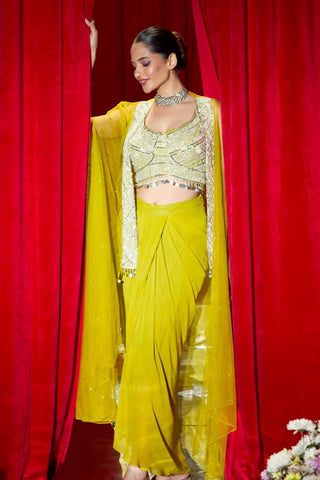 Indowestern Cape Set Indowestern Cape Set