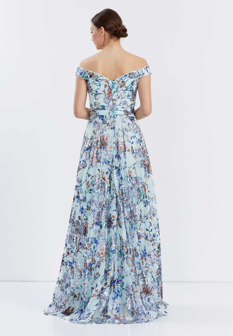 Bling Blue Gown Bling Blue Gown