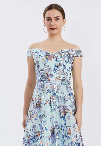 Bling Blue Gown Bling Blue Gown