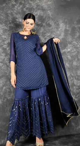 Indo Fusion Sharara Set Indo Fusion Sharara Set