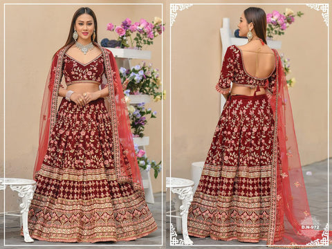 Velvet Lehenga Velvet Lehenga