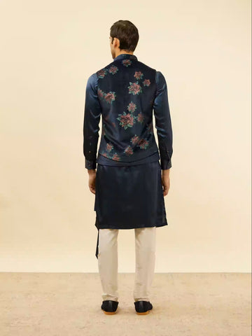 Floral Jacket Kurta Set Floral Jacket Kurta Set