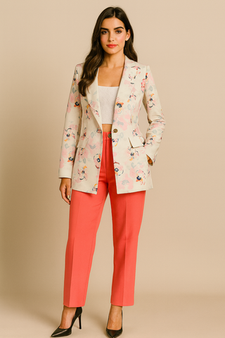 Floral Business Suit Floral Business Suit