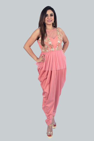 Indowestern Dhoti Style Indowestern Dhoti Style