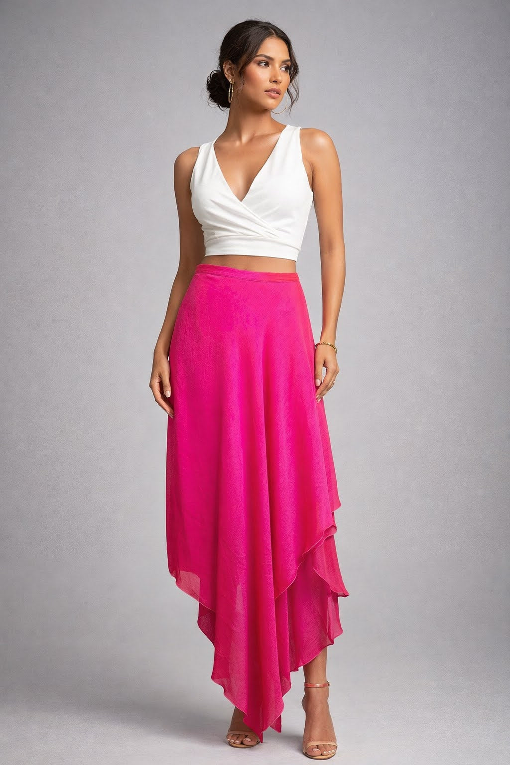 Chiffon Long Skirt