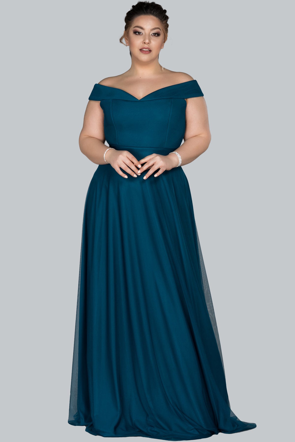 Plus Size Tulle Gown 2