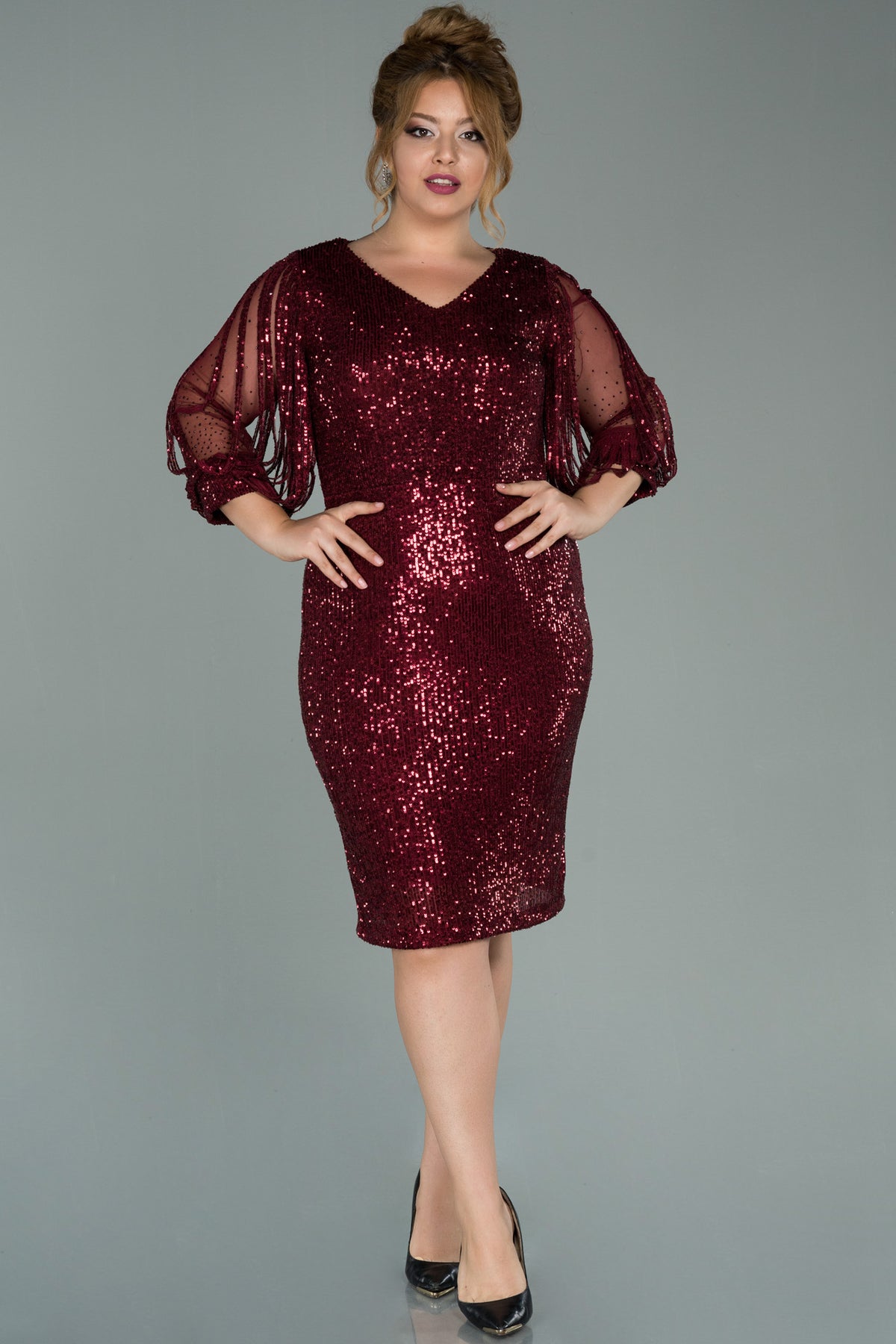 Plus Size Sequin Dress