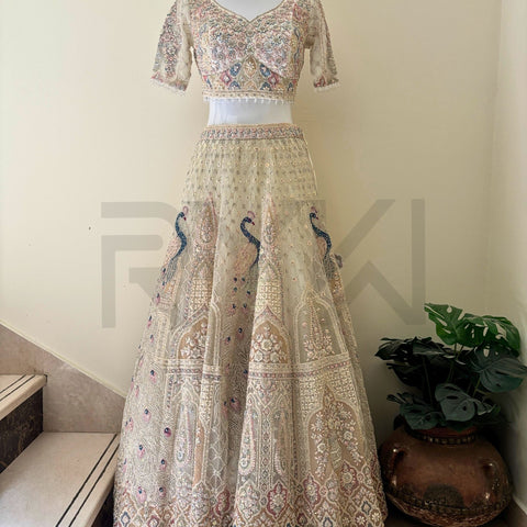 Ivory Lehenga RYWSHA