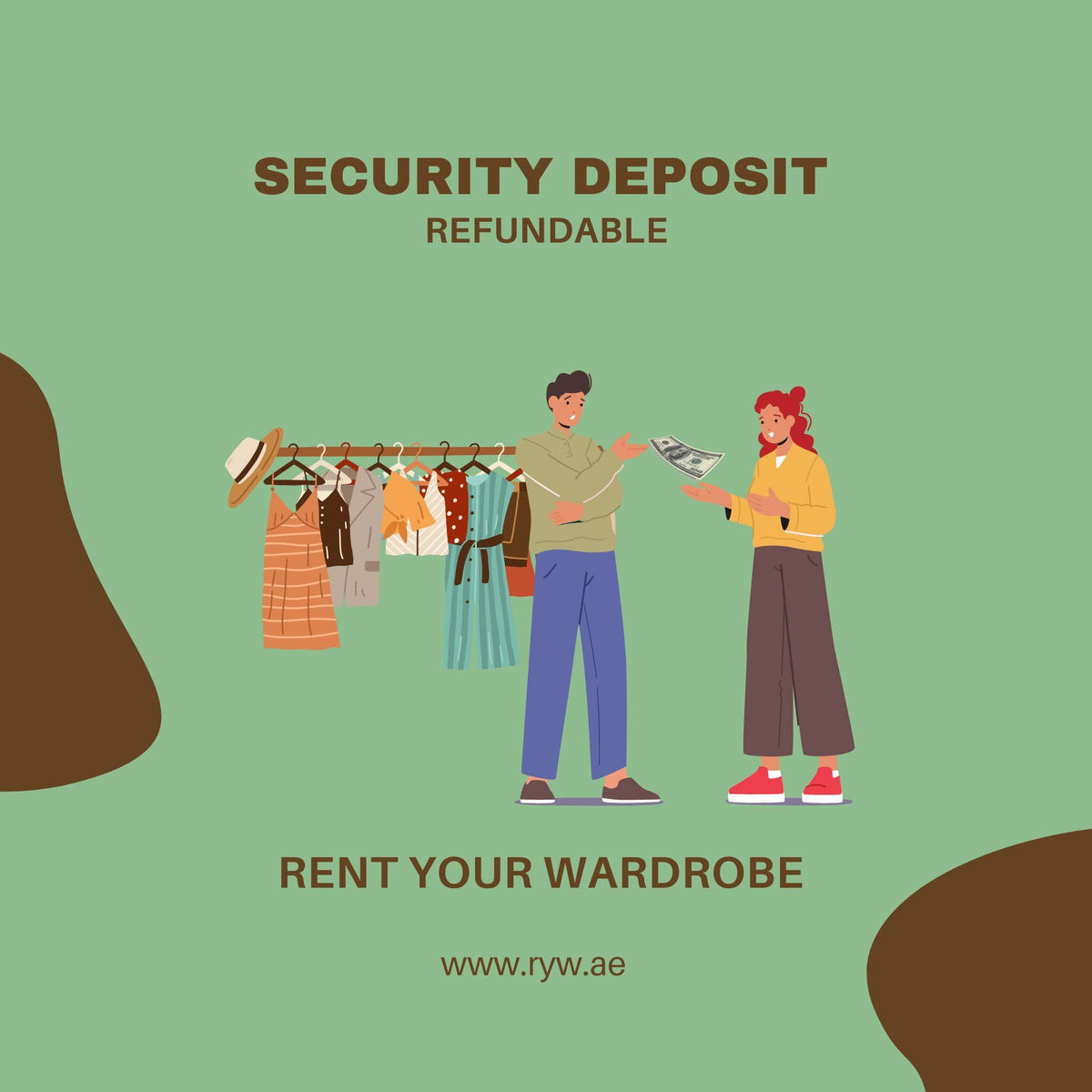 Refundable Deposit - Indowestern Anarkali RYWFIZ