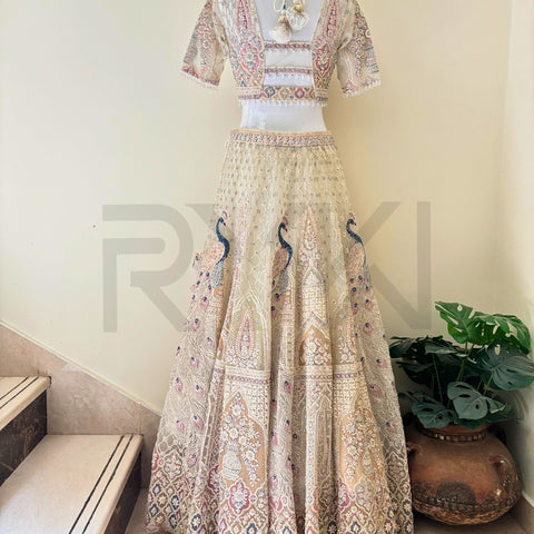 Ivory Lehenga RYWSHA