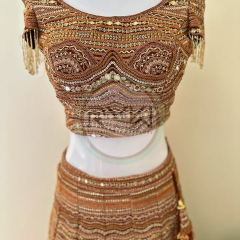 Bronze Lehenga RYWSHR