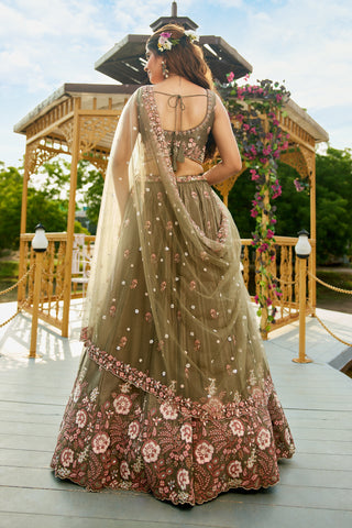 Olive Lehenga