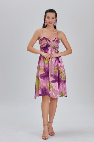 Spaghetti Print Dress