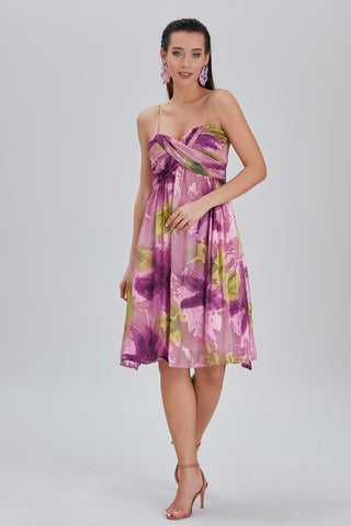 Spaghetti Print Dress