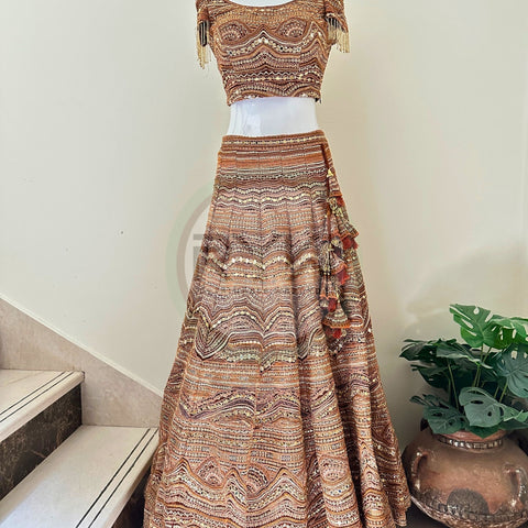 Bronze Lehenga RYWSHR