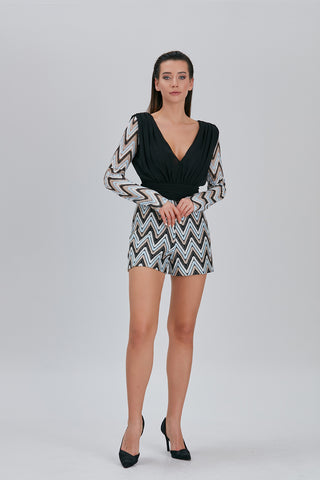 Knitted Play Suit
