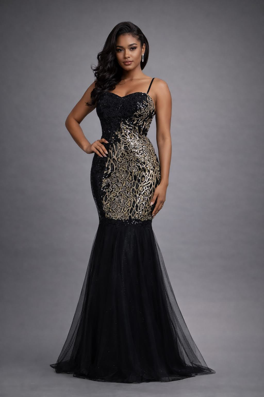 Black evening Dress