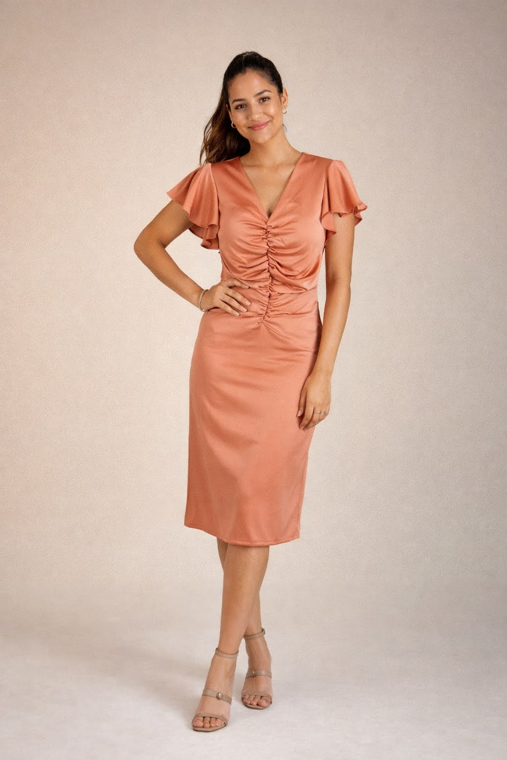 Pastel Satin Dress