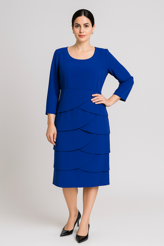 Plus Size Ruffle Dress