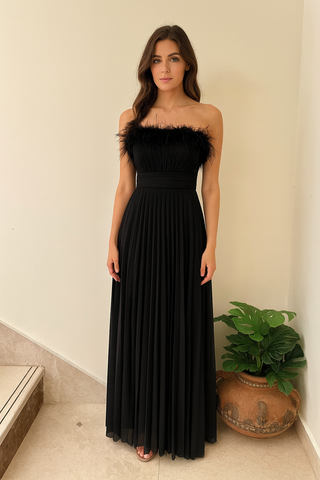 Black Fur Dress