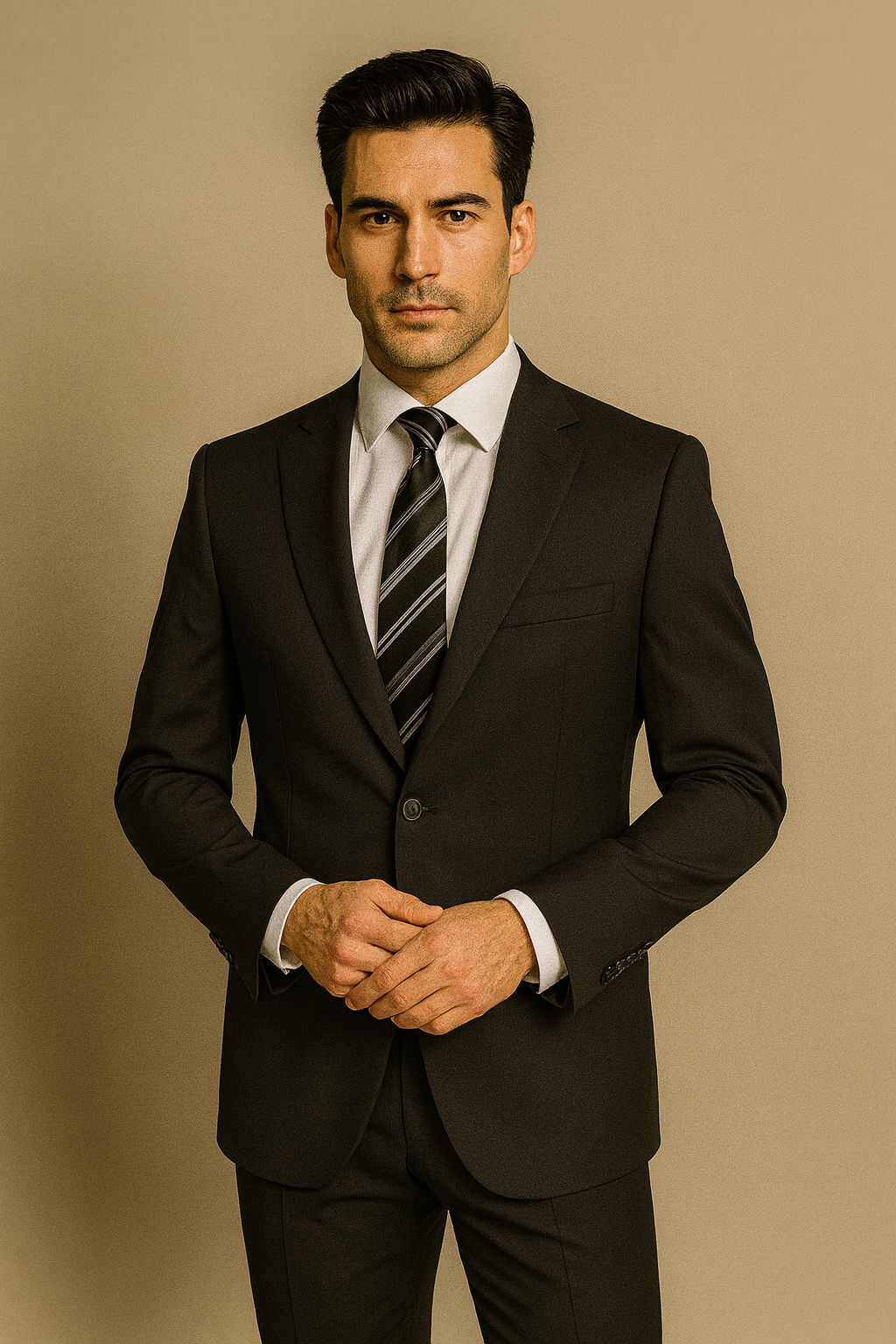 Black Business Suit