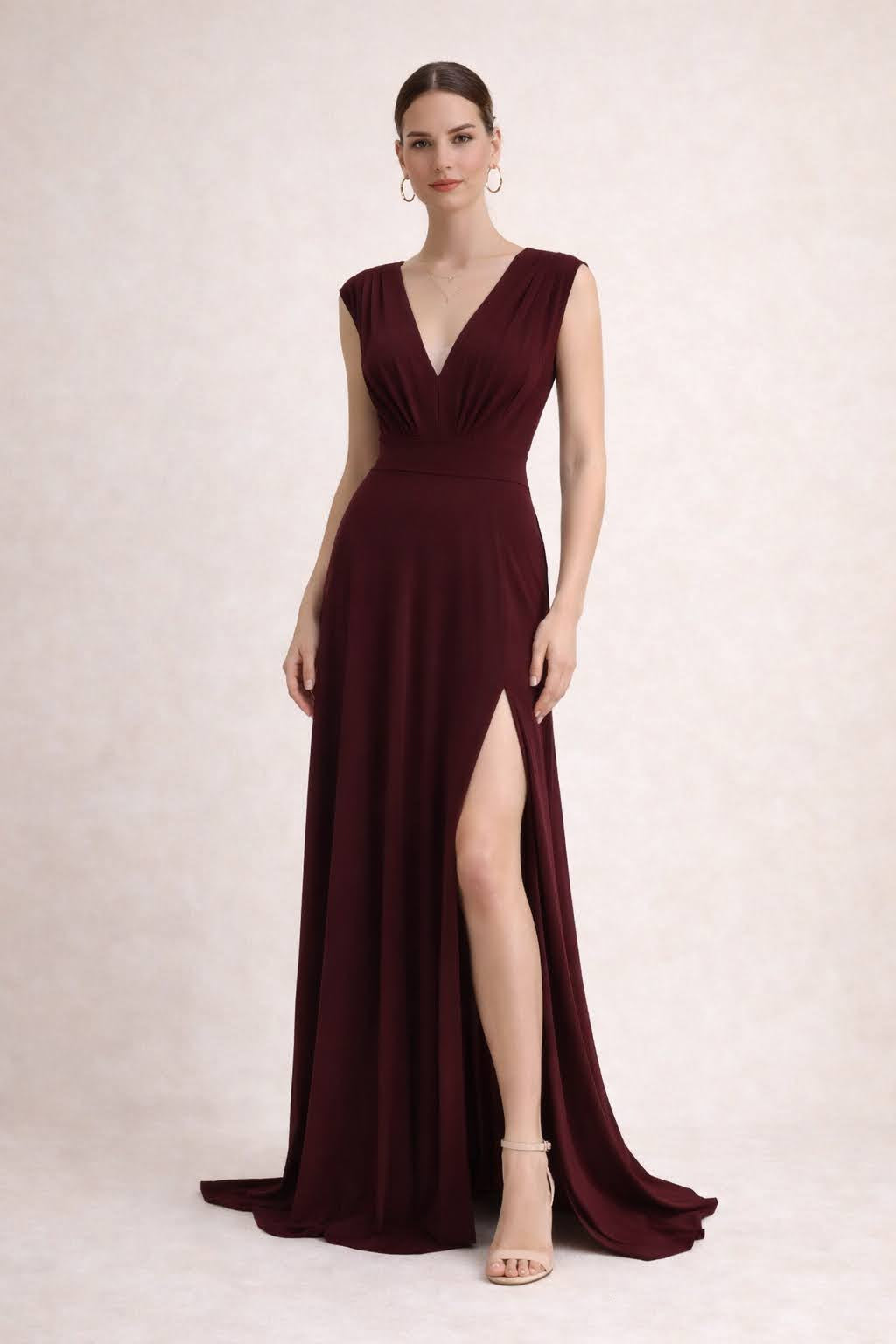 Maroon Gown