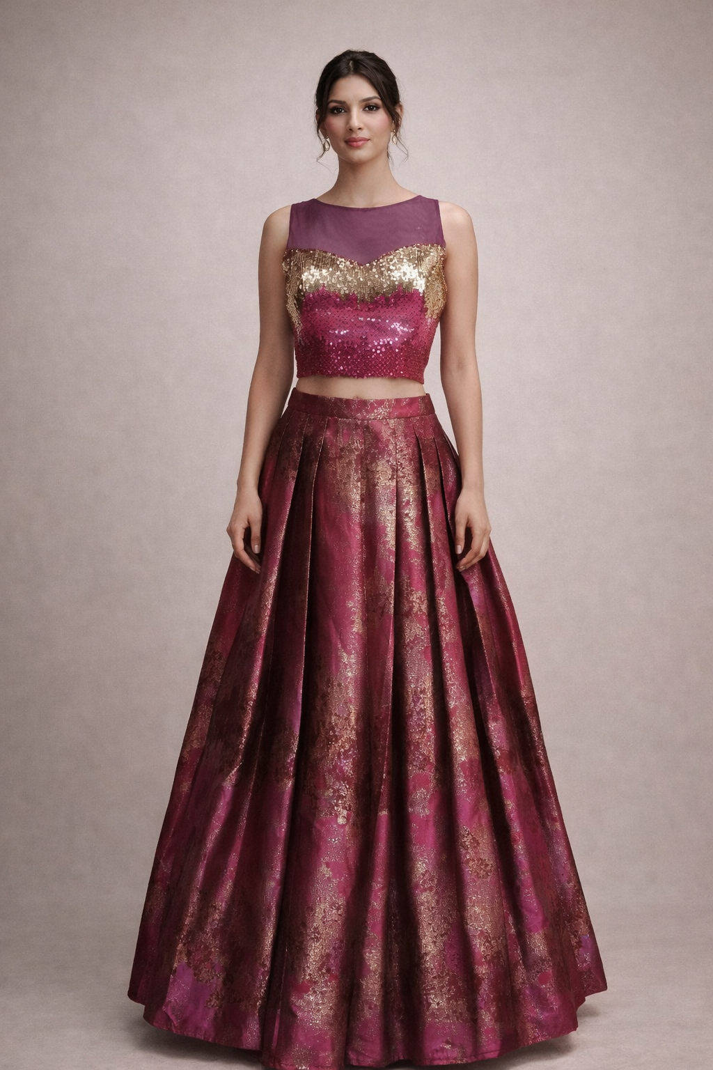 Indowestern Skirt Set