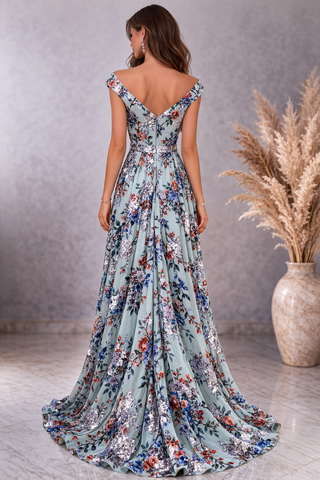 Bling Blue Gown