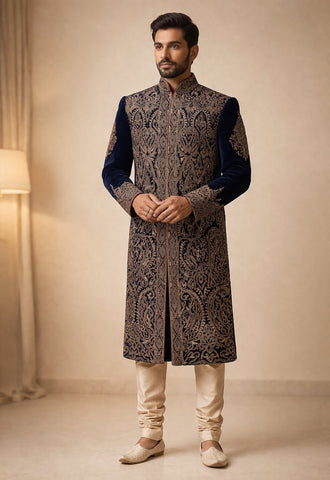 Velvet Sherwani RYWFAN