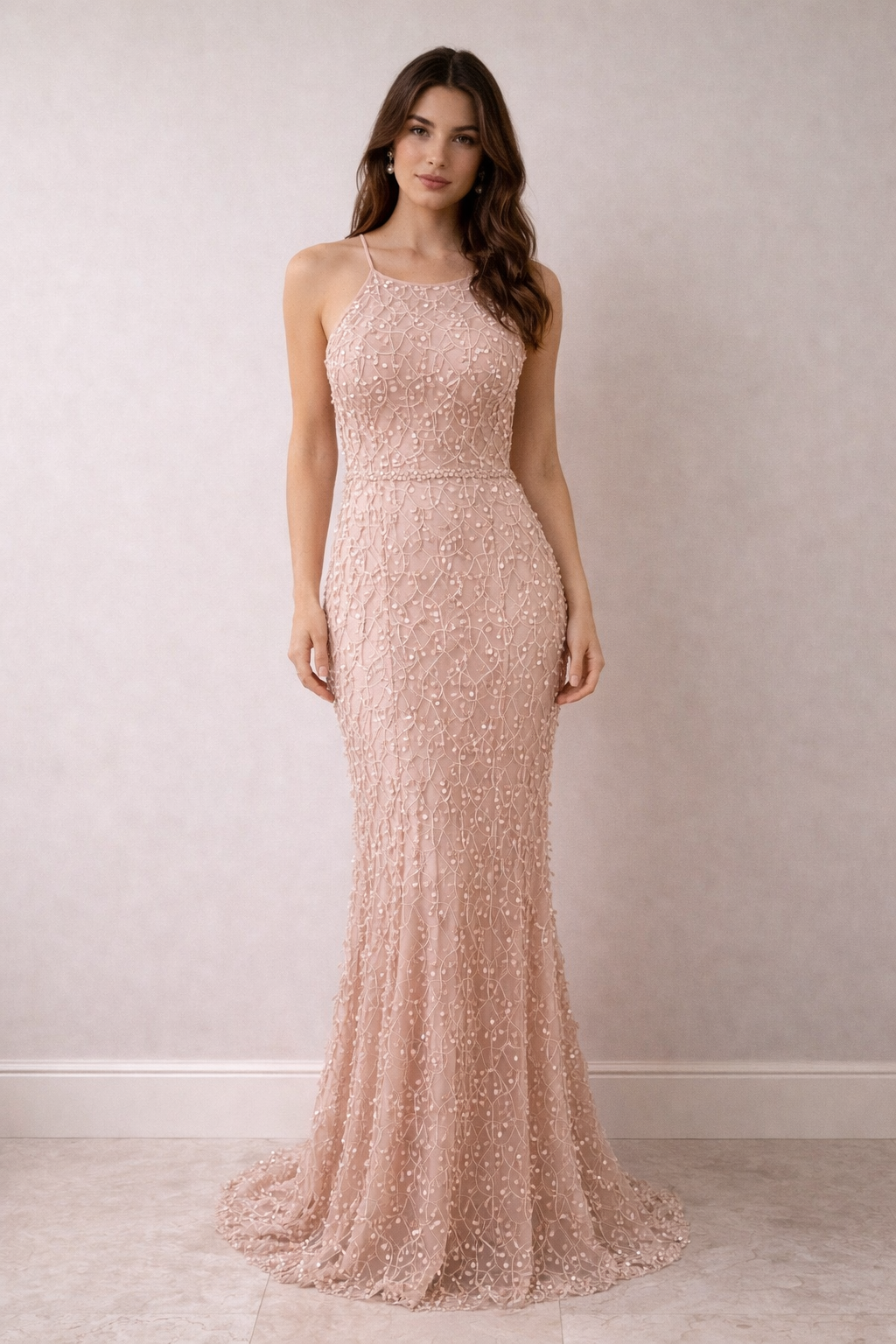Halter Lace Dress