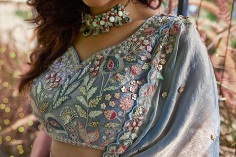 Sky Blue Lehenga