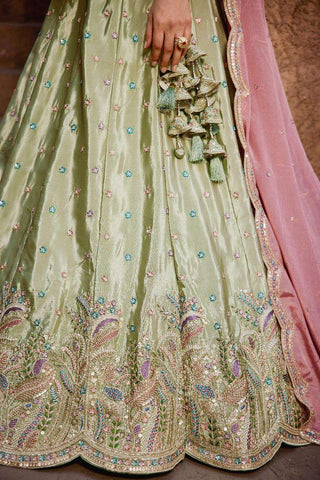 Pistachio Lehenga