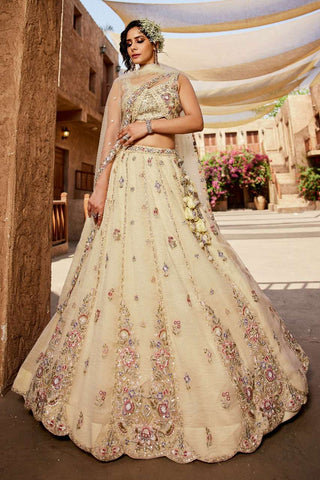 Beige Lehenga