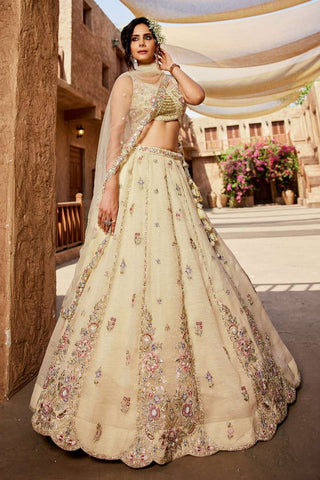 Beige Lehenga