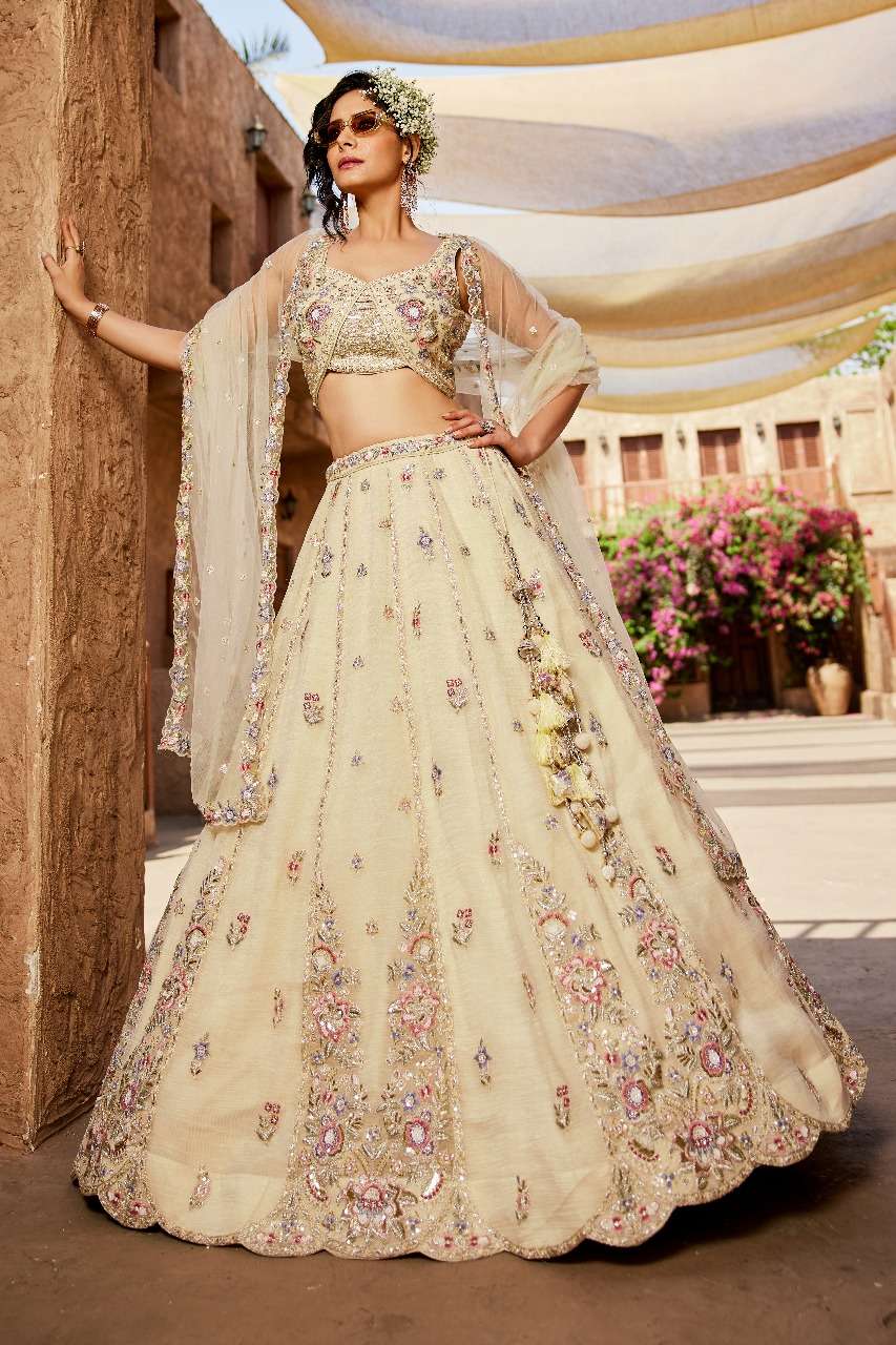 Beige Lehenga