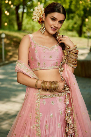 Pink Lehenga