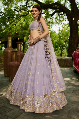 Lavender Lehenga