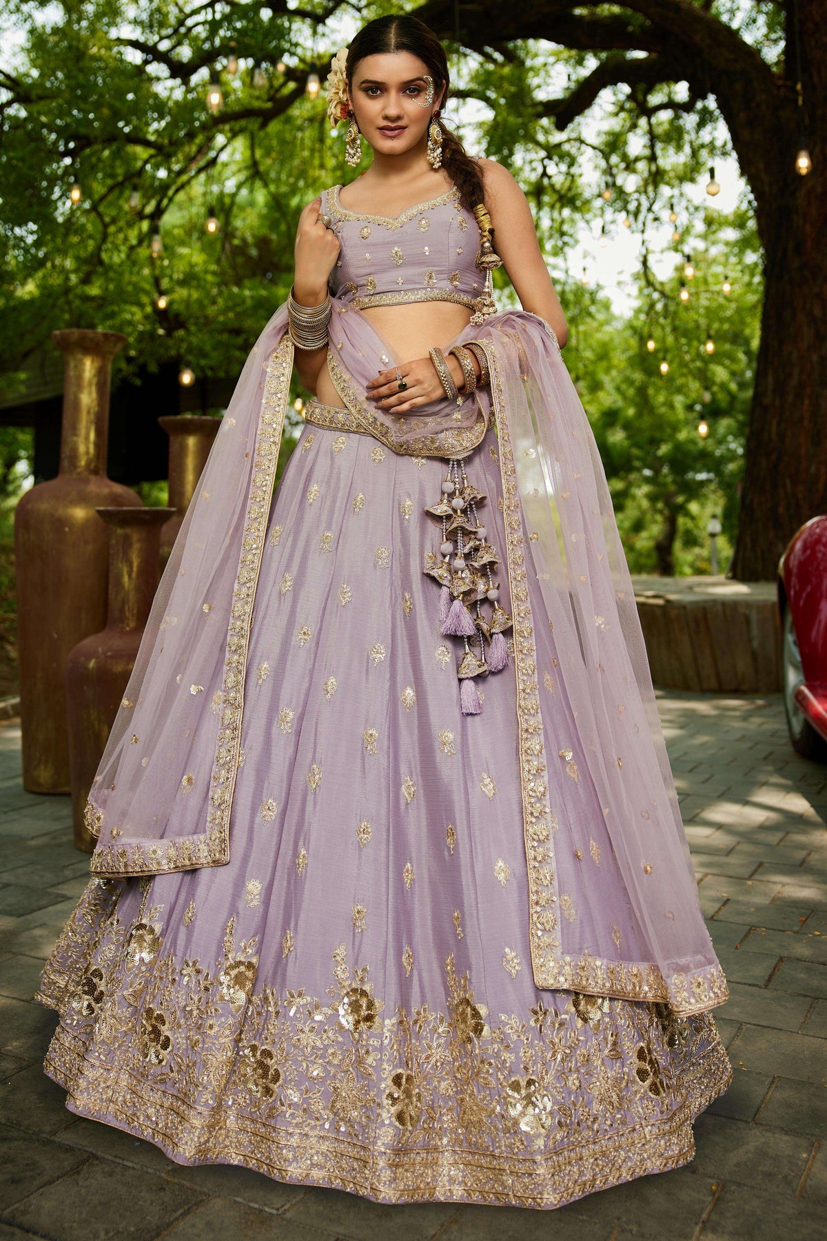 Lavender Lehenga