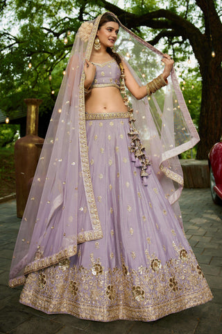 Lavender Lehenga