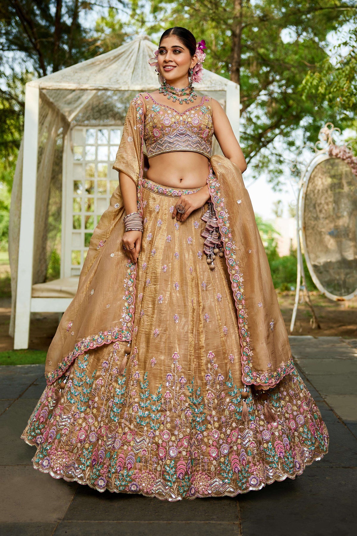 Golden Lehenga
