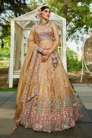 Golden Lehenga