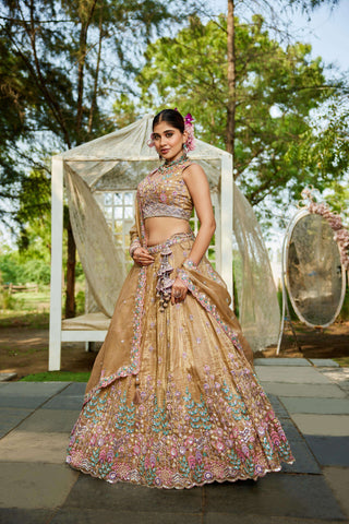 Golden Lehenga