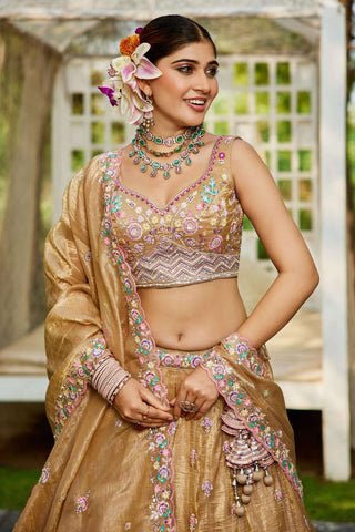 Golden Lehenga