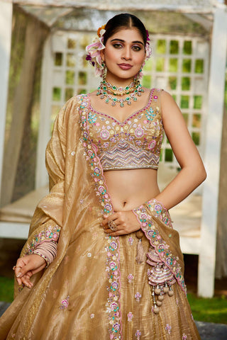 Golden Lehenga