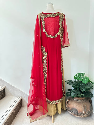 Red Sharara Set RYWMEG