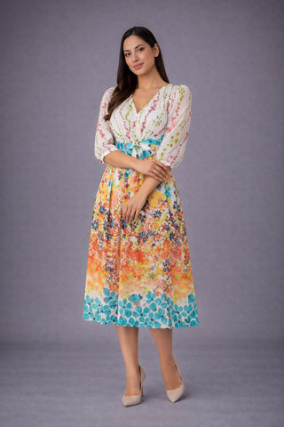 Plus Size Floral Dress