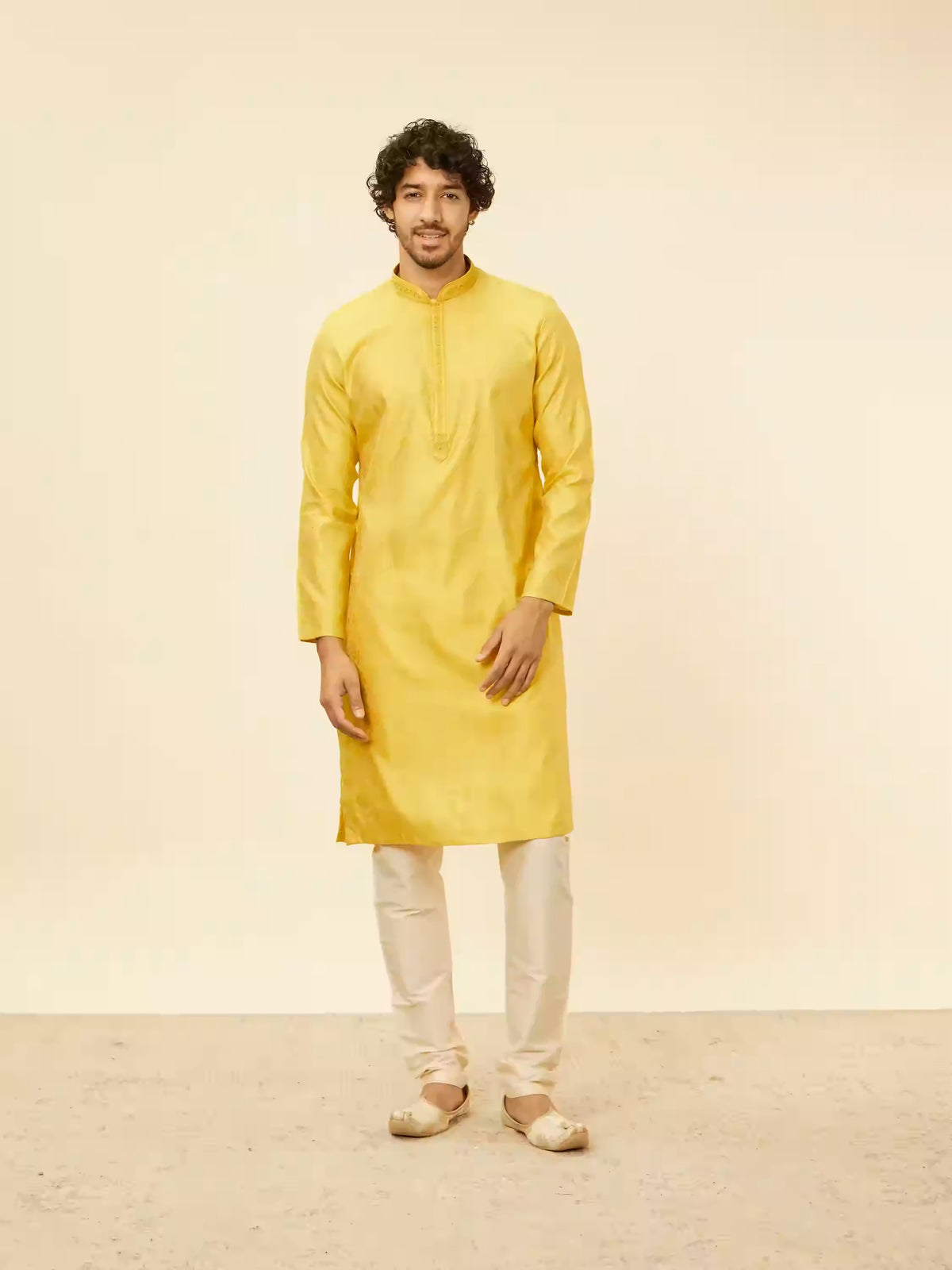 Silk Jacket Kurta Set