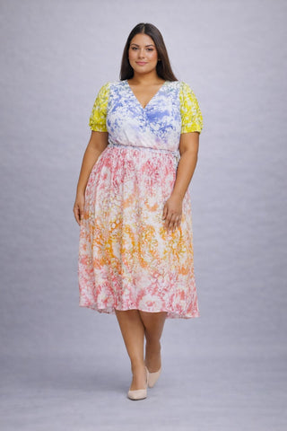 Plus Size Floral Dress