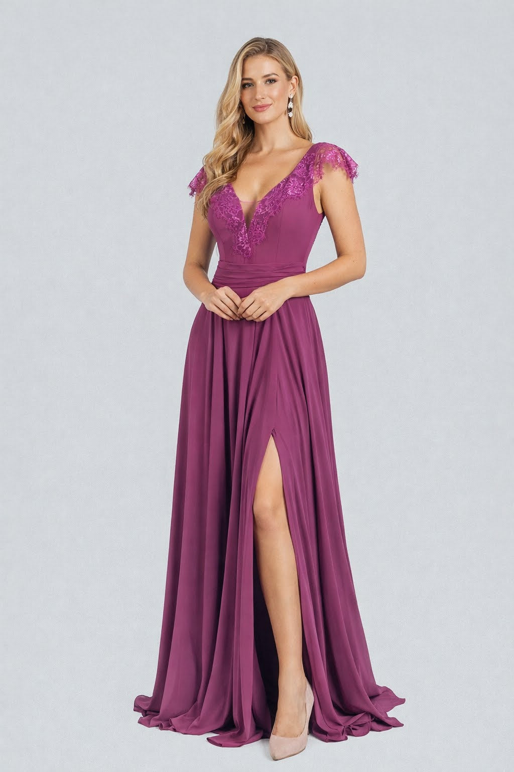 Flowy Evening Gown