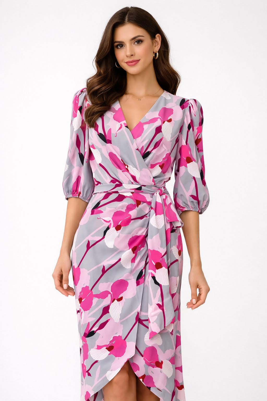 Floral Wrap Dress